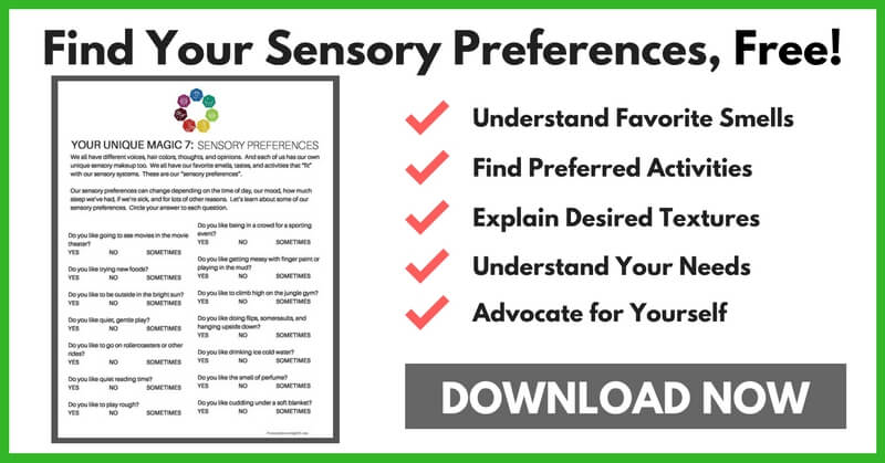sensory Preferences Opt In